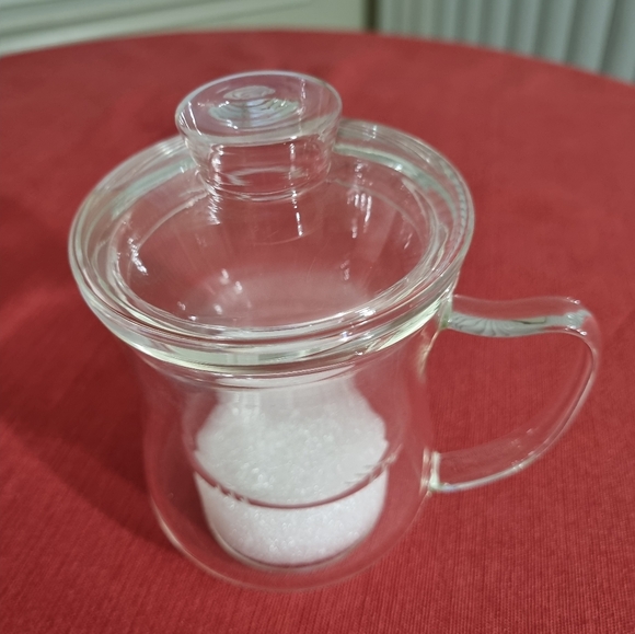 Glass Infuser Mug For Loose Leaf Tea - 300ml - Picture 2 of 7